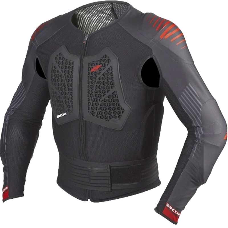 Ķermeņa aizsarglīdzeklis Zandona Action X7 melns-sarkans 170-179 cm