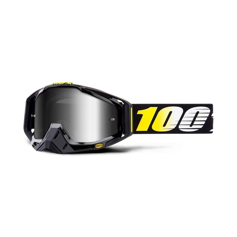 Motokrosové brýle 100% RACECRAFT Cosmos 99 (stříbrné zrcadlové plexi)