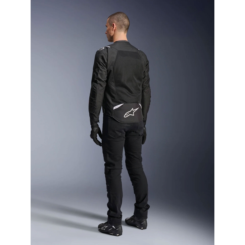 Alpinestars T-SPS Air V2 melnā un baltā motocikla jaka