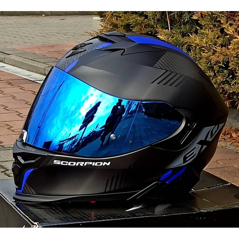 Zils irīdija vizors Scorpion EXO-1400/R1/520 AIR/391 Maxvision KDF16-1
