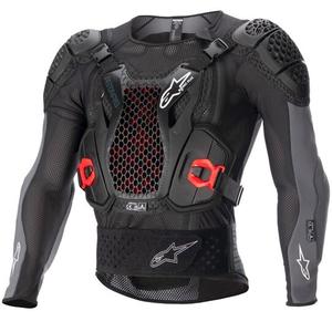 Alpinestars Bionic Plus 2 melns-pelēks-sarkans ķermeņa aizsargs