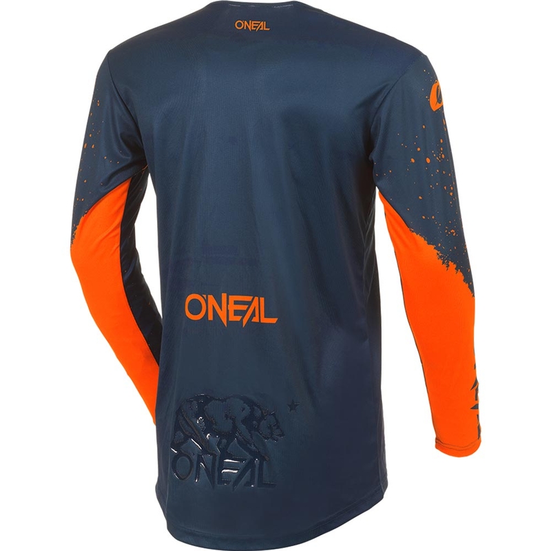 O'Neal Mayhem Paint motokrosa krekls zili oranžs