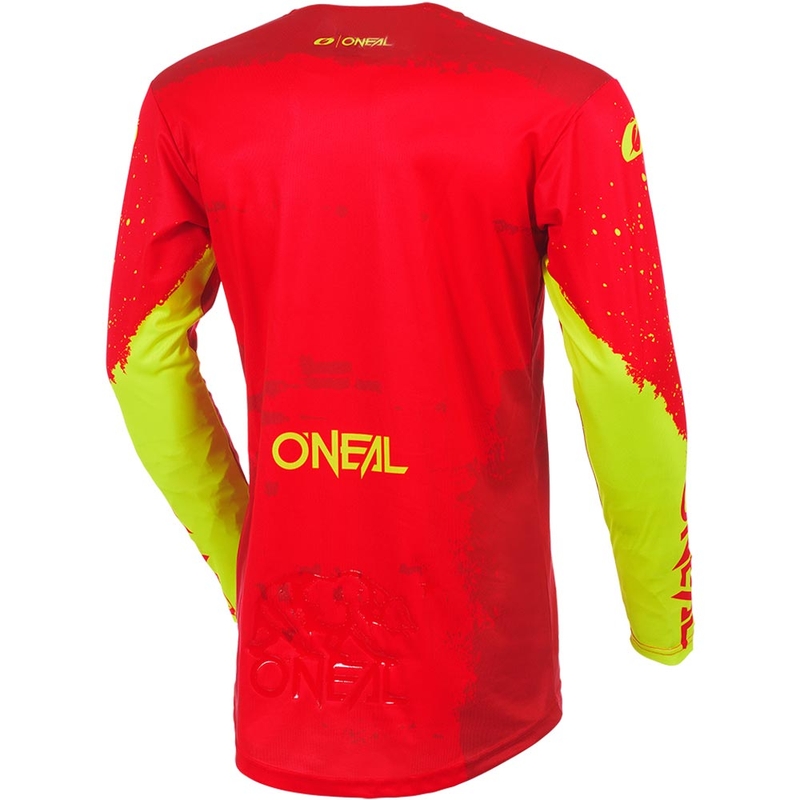 O'Neal Mayhem Paint sarkan-neona dzeltens motokrosa krekls