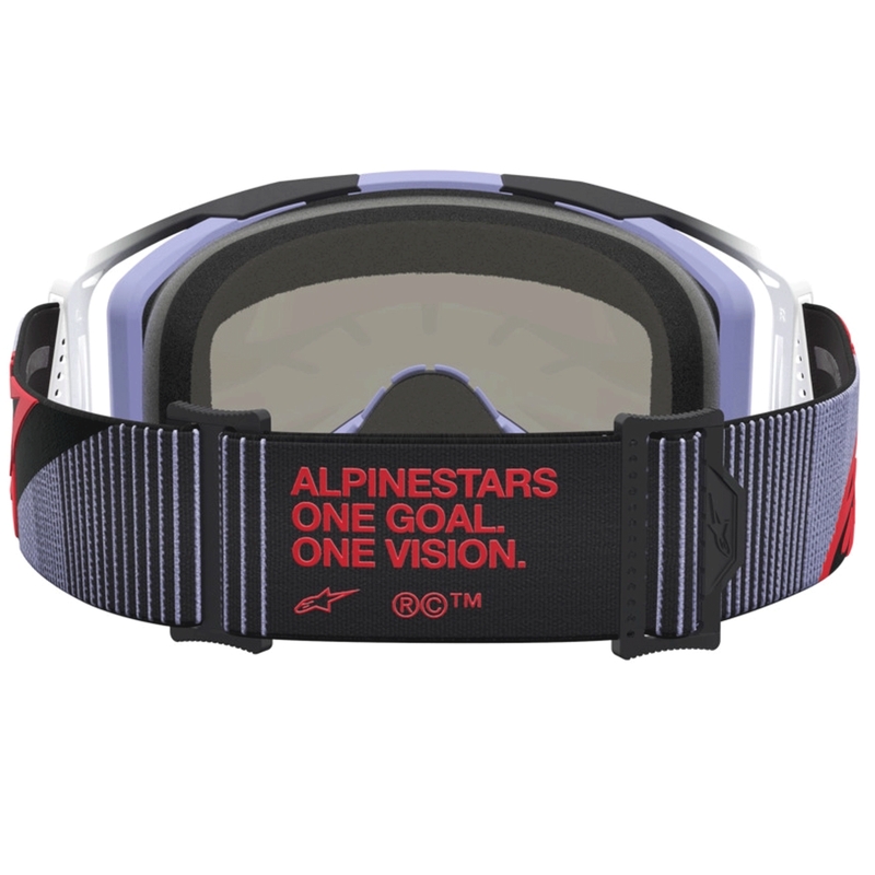 Alpinestars Vision 8 Maven motokrosa brilles lavandas-melnas
