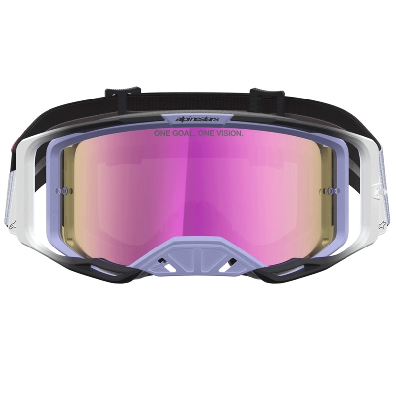 Alpinestars Vision 8 Maven motokrosa brilles lavandas-melnas