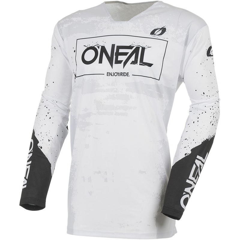O'Neal Mayhem Paint motokrosa krekls balts-melns