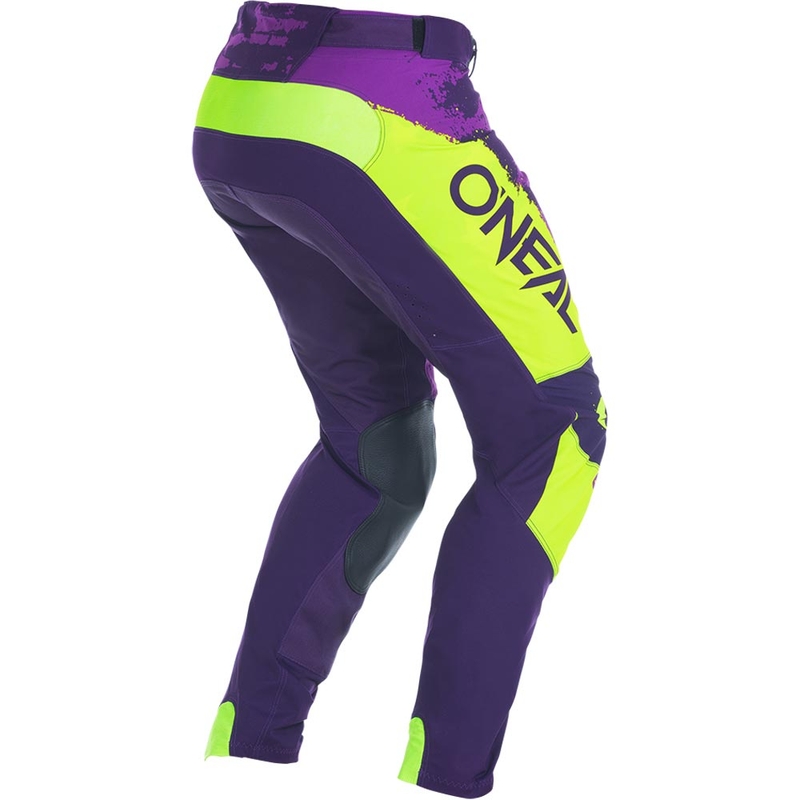 O'Neal Mayhem Paint motokrosa bikses violeti dzeltenas