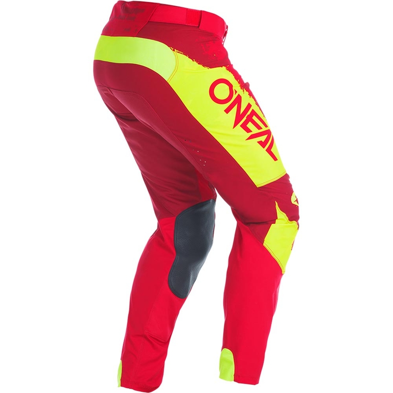 O'Neal Mayhem Paint sarkanas-neona dzeltenas motokrosa bikses