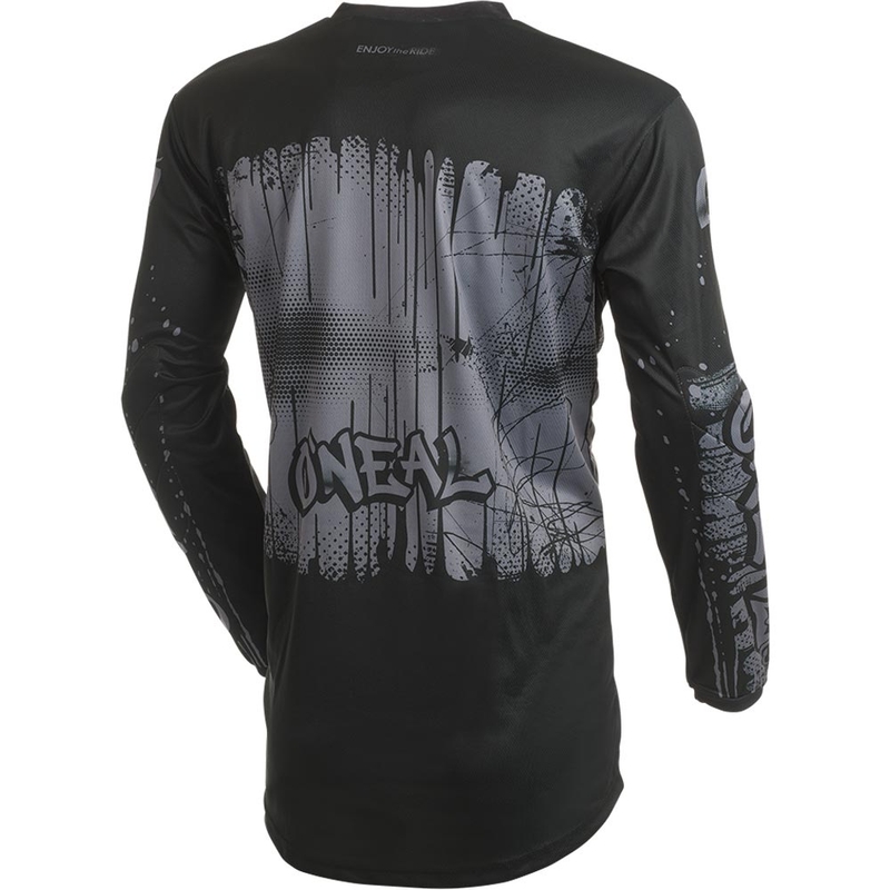 O'Neal Element Rancid motokrosa krekls melns-pelēks