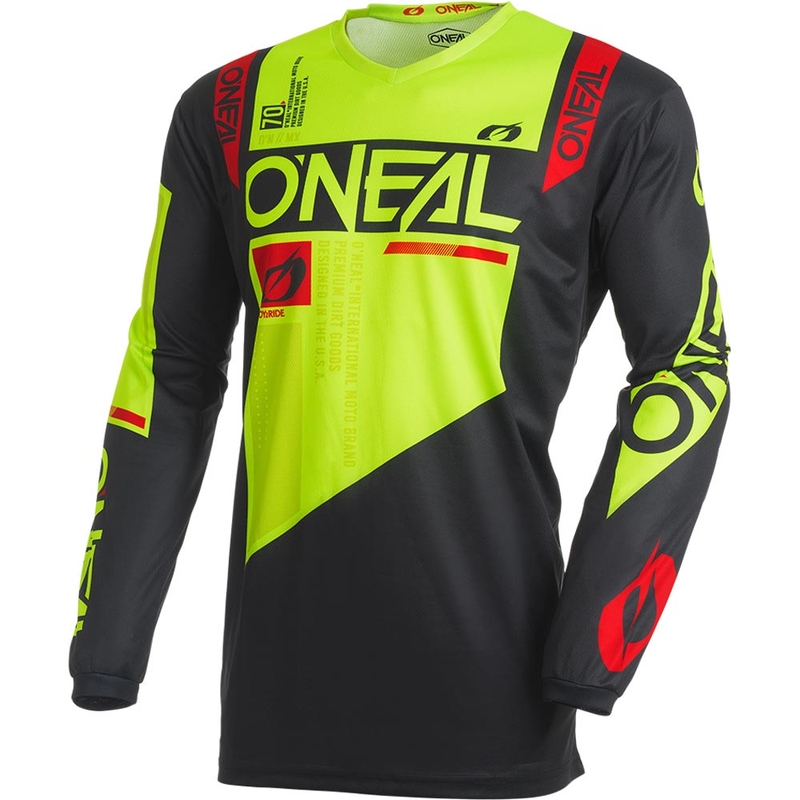 O'Neal Element Factor motokrosa krekls melns-neona dzeltens