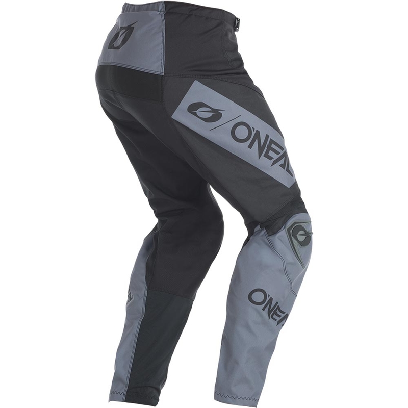 O'Neal Element Racewear motokrosa bikses melnas-pelēkas