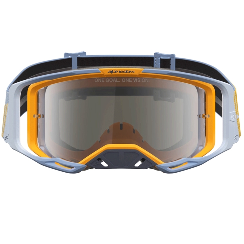 Alpinestars Vision 8 Maven zili oranžas motokrosa brilles