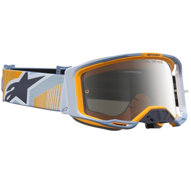 Alpinestars Vision 8 Maven zili oranžas motokrosa brilles