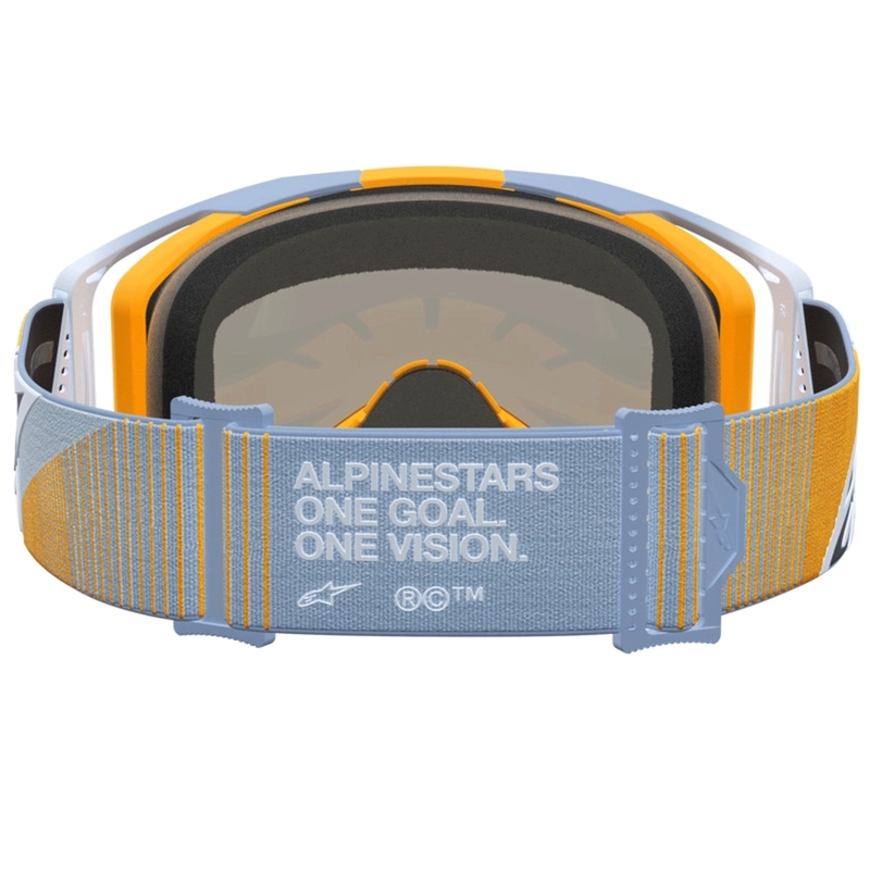 Alpinestars Vision 8 Maven zili oranžas motokrosa brilles