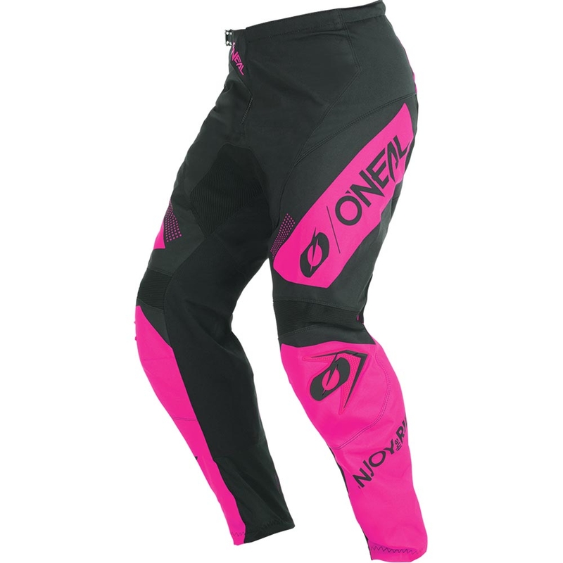 Sieviešu motokrosa bikses O'Neal Element Racewear melni rozā
