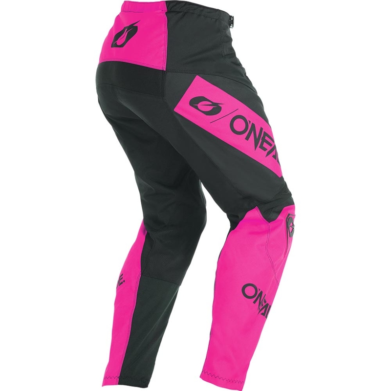 Sieviešu motokrosa bikses O'Neal Element Racewear melni rozā