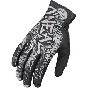 O'Neal Matrix Rancid motokrosa cimdi melni pelēki