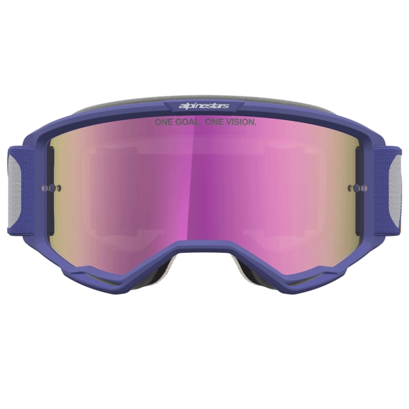 Alpinestars Vision 5 Drag motokrosa brilles sarkanvioletas