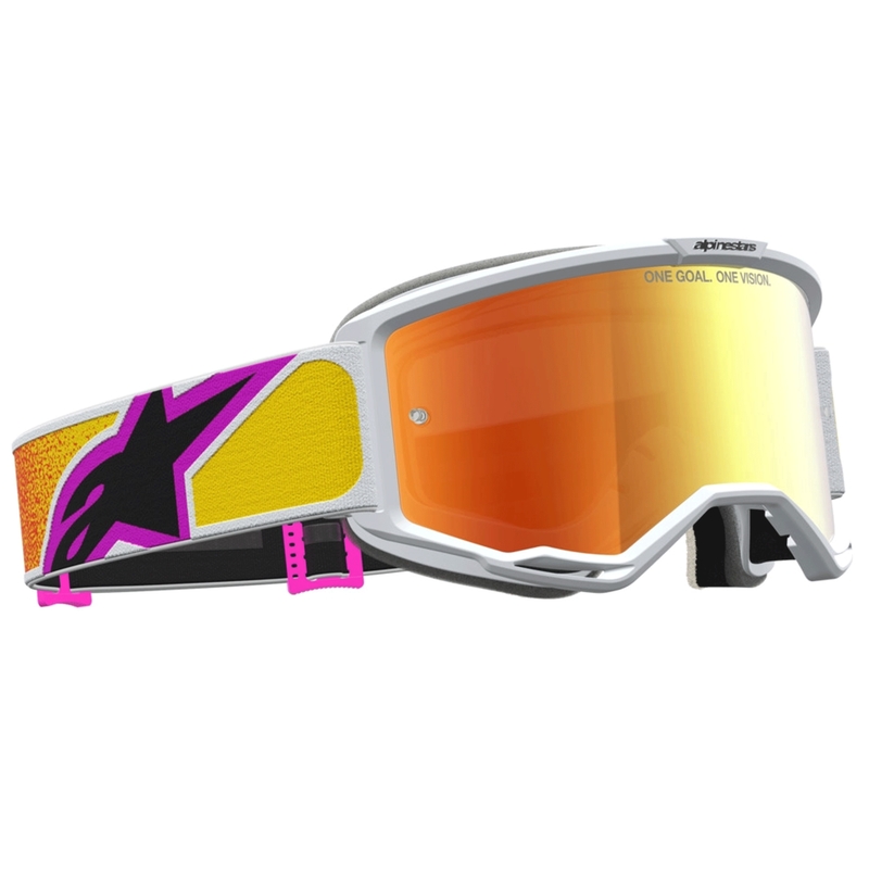 Alpinestars Vision 5 Drag motokrosa brilles oranžsarkanas