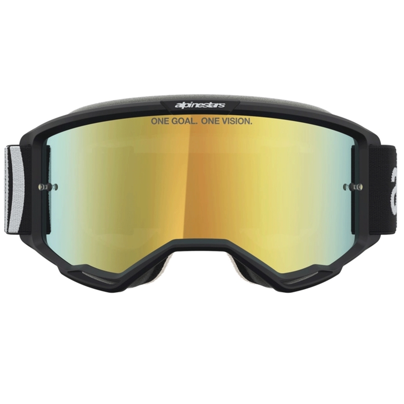 Alpinestars Vision 5 Hone motokrosa brilles melnas-baltas
