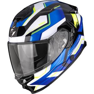 Scorpion EXO-GT SP Air Arkon slēgta motocikla ķivere melna-balta-zila