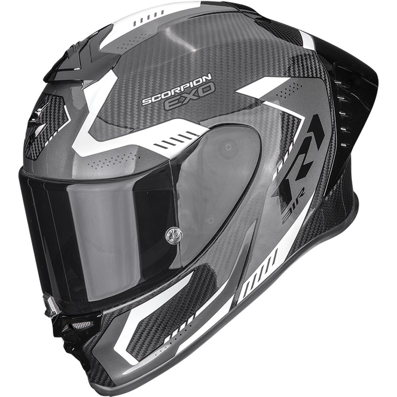 Scorpion EXO-R1 EVO II Air Propel motocikla ķivere, melna-balta