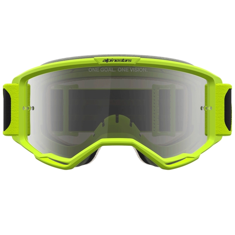 Alpinestars Vision 5 Rora motokrosa brilles melnas-fluorescentas dzeltenas