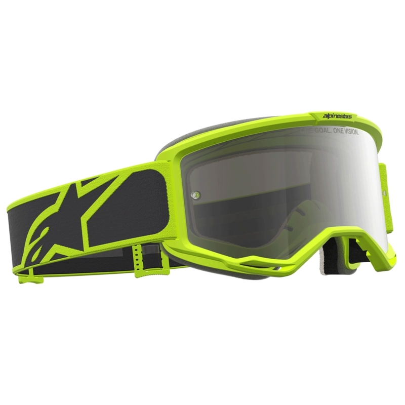 Alpinestars Vision 5 Rora motokrosa brilles melnas-fluorescentas dzeltenas