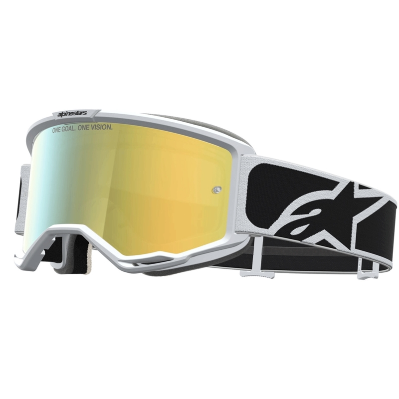 Alpinestars Vision 5 Rora motokrosa brilles melnas-baltas