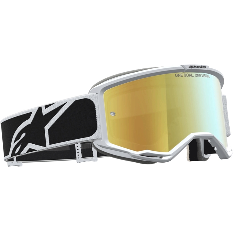 Alpinestars Vision 5 Rora motokrosa brilles melnas-baltas