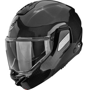 Scorpion EXO-TECH II Carbon Solid atveramā motocikla ķivere, melna