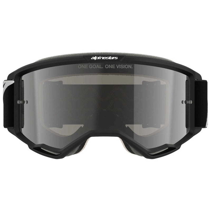 Alpinestars Vision 5 Corp 2 motokrosa brilles melnas-baltas