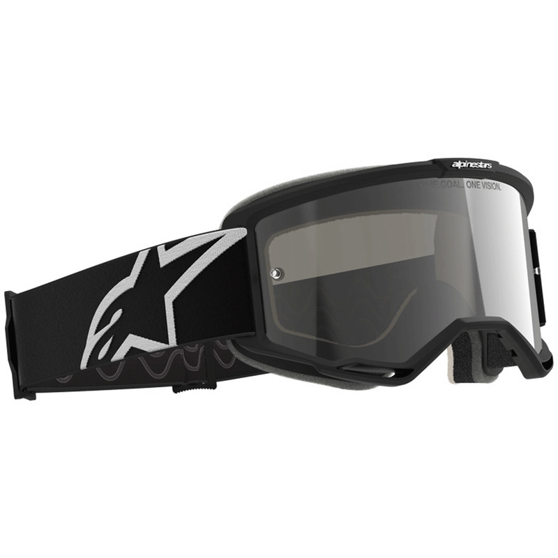 Alpinestars Vision 5 Corp 2 motokrosa brilles melnas-baltas