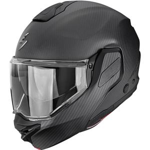 Scorpion EXO-TECH II Carbon Solid atveramā motocikla ķivere, matēti melna