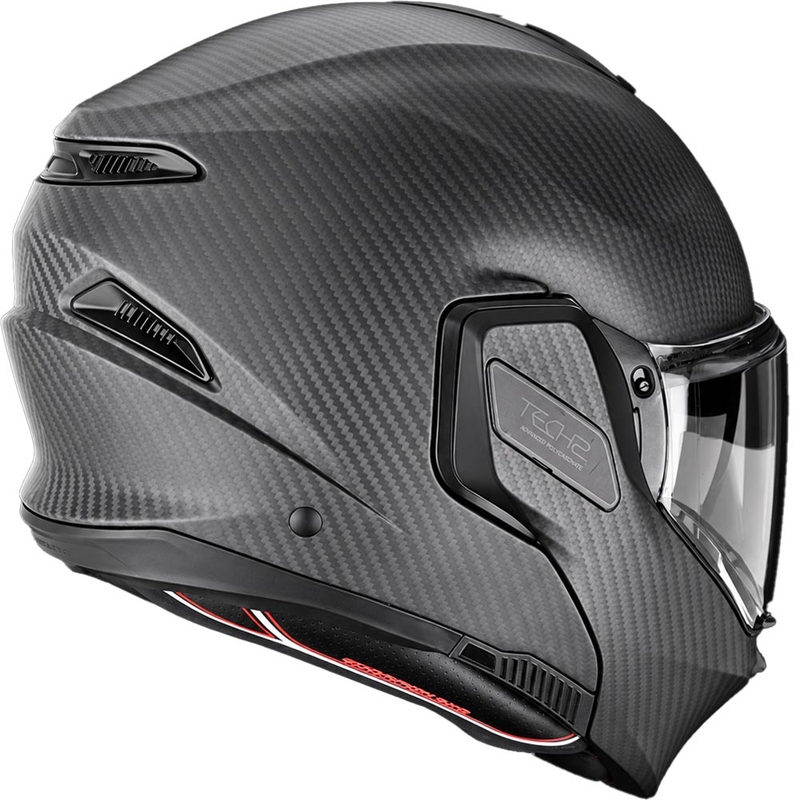 Scorpion EXO-TECH II Carbon Solid atveramā motocikla ķivere, matēti melna