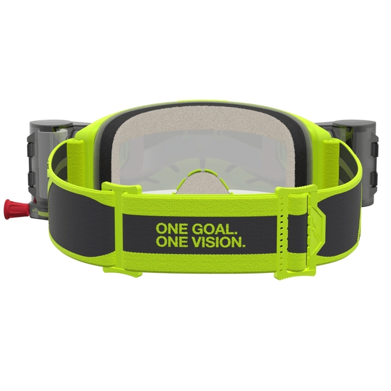 Alpinestars Vision 5 Rora Roll-Off motokrosa brilles, fluorescējoši dzeltenas-melnas