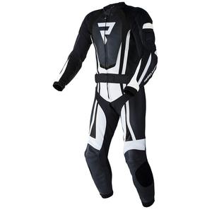 Rebelhorn Piston II PRO melns un balts motocikla kombinezons izpārdošana