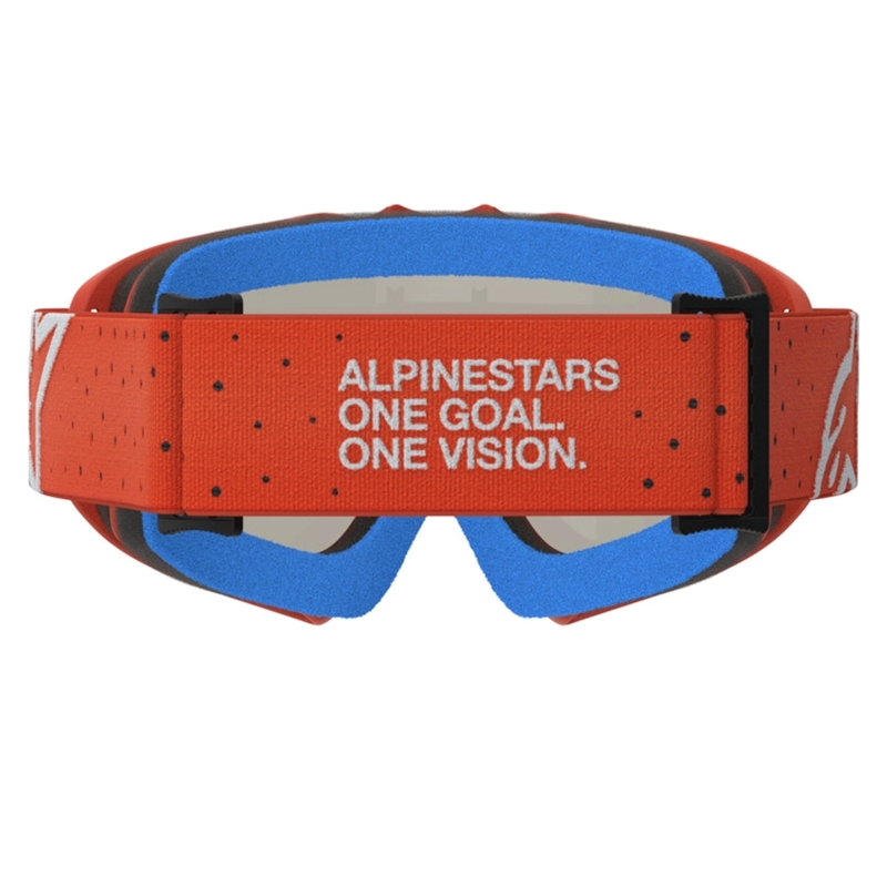 Alpinestars Vision Youth Vesta oranži-sudraba bērnu motokrosa brilles