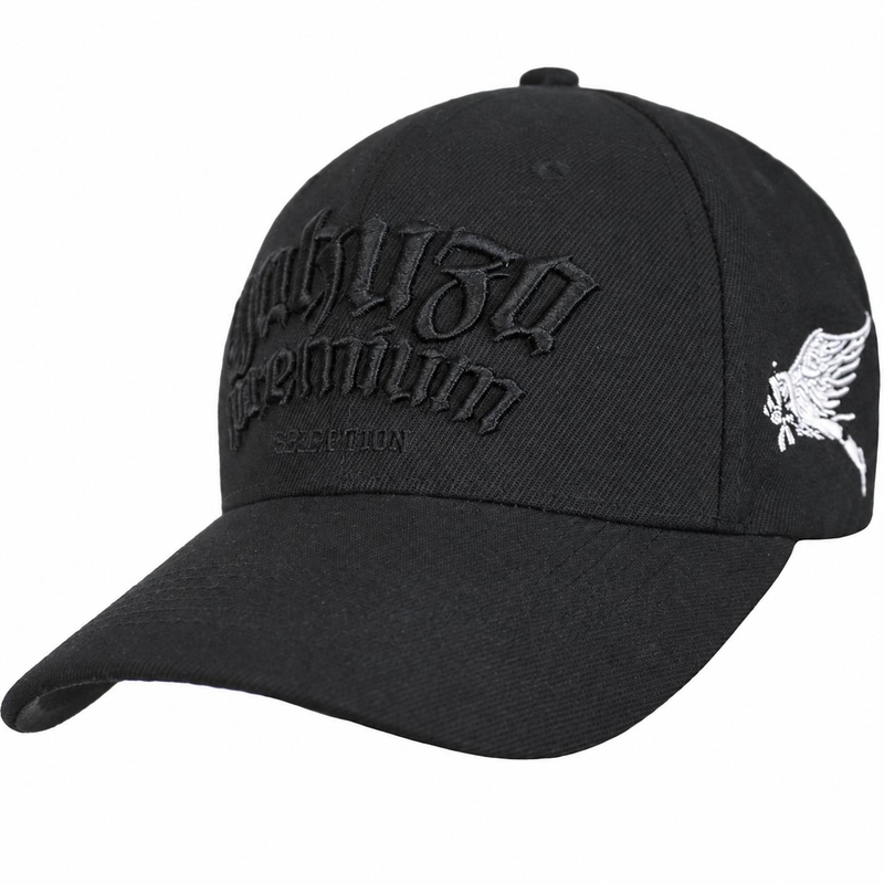 Yakuza Premium 4072 cepure melna-balta