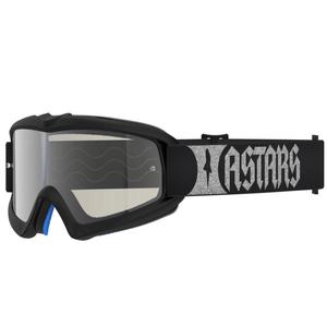 Alpinestars Vision Youth Atrox bērnu motokrosa brilles, melnas-sudrabainas