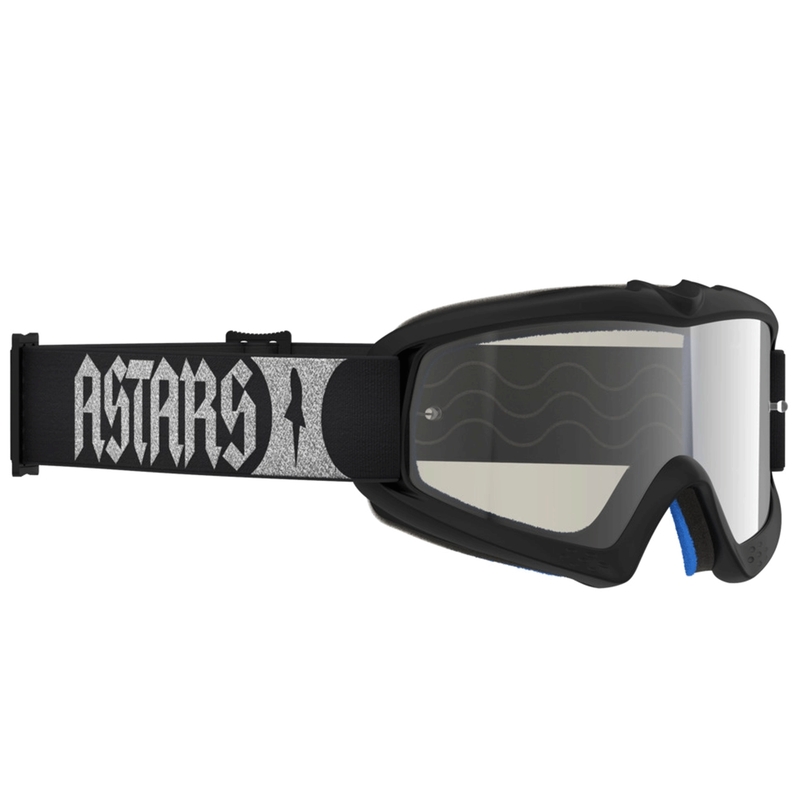 Alpinestars Vision Youth Atrox bērnu motokrosa brilles, melnas-sudrabainas