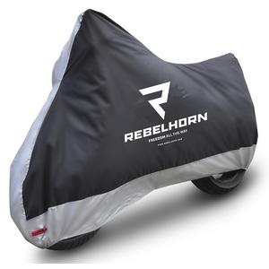 Motociklu tents Rebelhorn Cover II melns-sudrabs