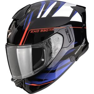 Scorpion EXO-530 Air Tigris slēgta motocikla ķivere melna-zila-balta