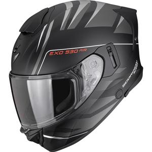 Scorpion EXO-530 Air Tigris slēgta motocikla ķivere, matēta melna-sudraba