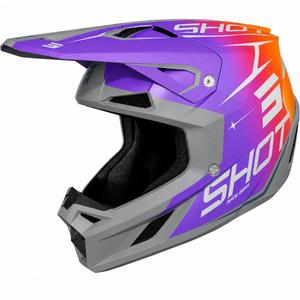 Motokrosa ķivere Shot Speed Side matēti violeta