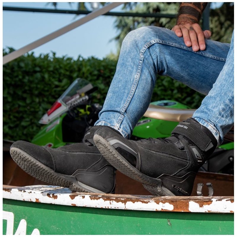 Motocikla zābaki Stylmartin Velox WP melni