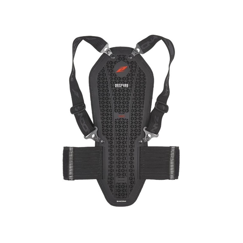 Muguras aizsargs Zandona Netcube Back Pro X6 melns 158-167 cm