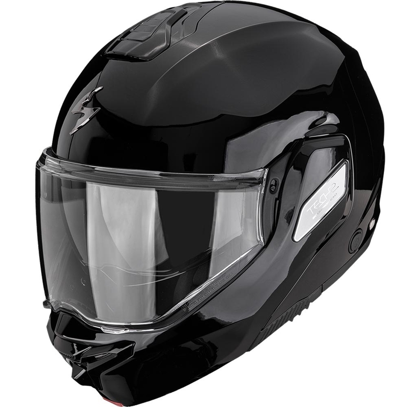 Scorpion EXO-TECH II Solid atverama motocikla ķivere, melna