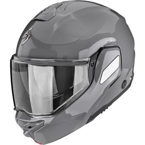 Scorpion EXO-TECH II Solid atveramā motocikla ķivere, cementa pelēka