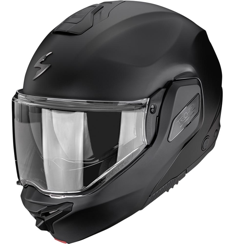 Scorpion EXO-TECH II Solid atverama motocikla ķivere, matēti melna